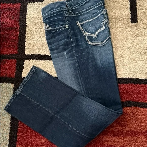 Big Star Dark Blue Bootcut Jeans - Picture 1 of 4